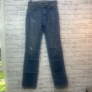 New York & Co Mid Rise Straight Leg Tall 0